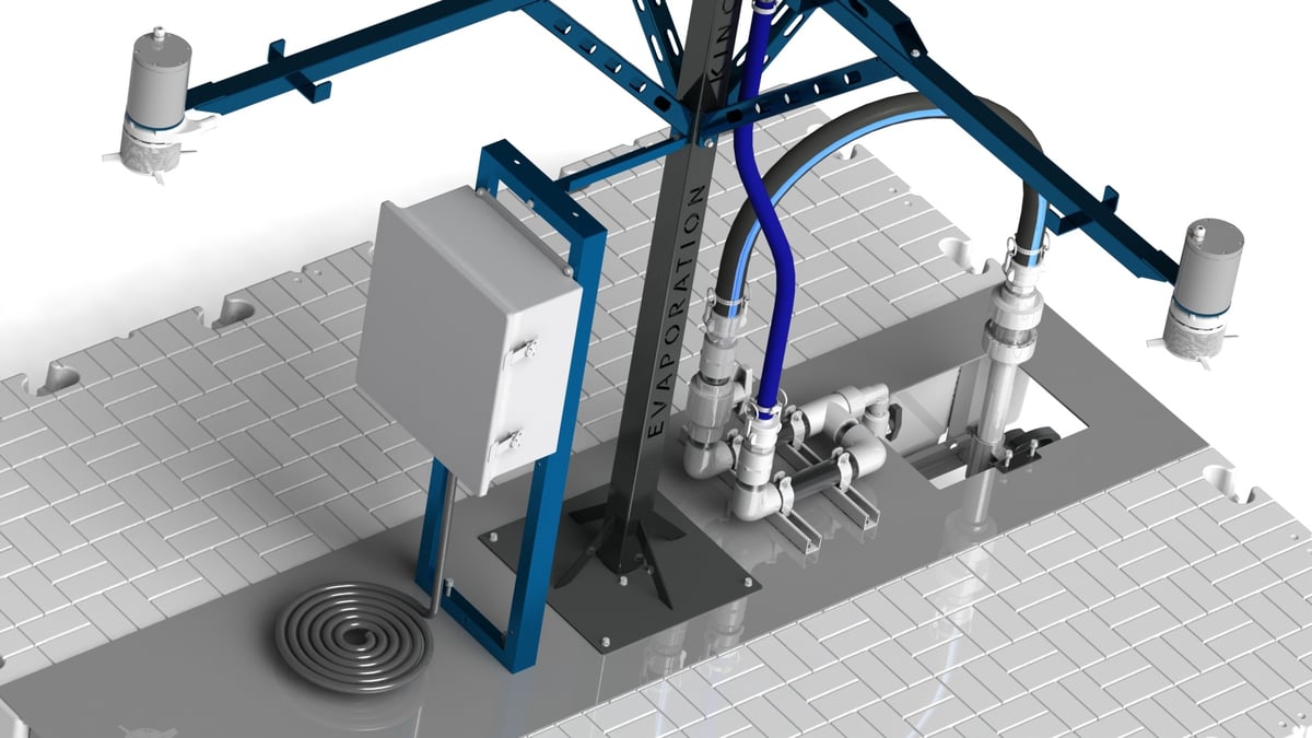 Gladiator 80 Industrial Wastewater Evaporator Closeup Picture